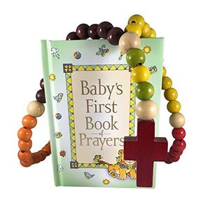 Baby Catholic Baptism Gift Set, Includes Baby's First Rosary and Baby's First Book of Prayers, Perfect Baptism, Christening, Shower Gifts in Saudi Arabia