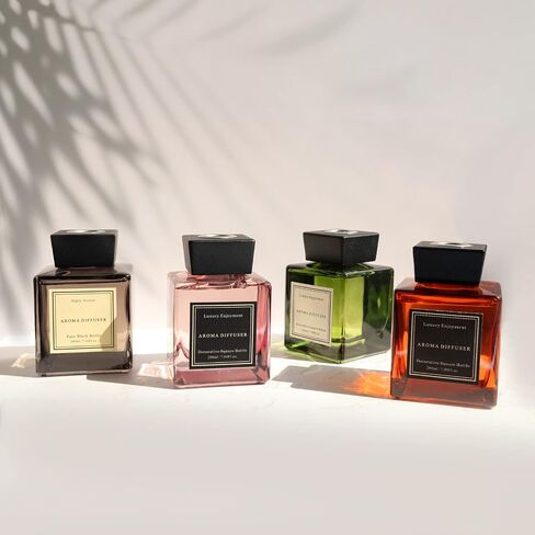 انغمس في العطر الفاخر مع ناشر رائحة الفاوانيا ريد، ناشر الروائح المنزلية، ناشر البخور الفاخر لديكور منزلك، 7.04 أونصة - أرجواني in Kuwait