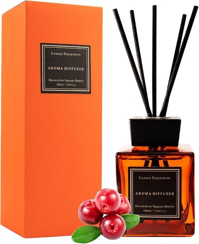 انغمس في العطر الفاخر مع ناشر رائحة الفاوانيا ريد، ناشر الروائح المنزلية، ناشر البخور الفاخر لديكور منزلك، 7.04 أونصة - أرجواني in Kuwait