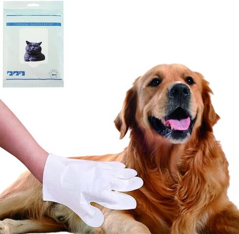 فاتدا مناديل مبللة للعناية بالحيوانات الأليفة للكلاب والقطط 6 قطع، مناديل مبللة للكلاب، مناديل مبللة للقطط، مناديل مبللة للحيوانات الأليفة بدون شطف، قفازات تدليك للاستعمال مرة واحدة، تنظيف الحيوانات الأليفة وغسل الحيوانات الأليفة، مصنوعة من القطن، حمام سه in Kuwait