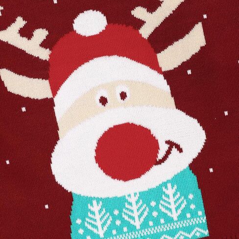 Menglang Christmas Outfit Toddler Baby Boys Girls Christmas Deer Sweater Xmas Outfit Winter Clothes in Saudi Arabia