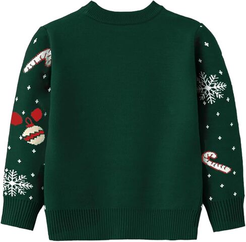 Toddler Boys Girls Christmas Sweater Ugly Xmas Knit Sweatshirt Kids Pullover Cotton Warm Tops 2-6 Years in Saudi Arabia