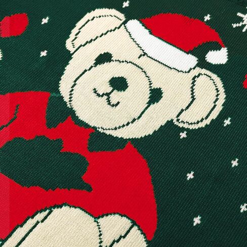 Toddler Boys Girls Christmas Sweater Ugly Xmas Knit Sweatshirt Kids Pullover Cotton Warm Tops 2-6 Years in Saudi Arabia