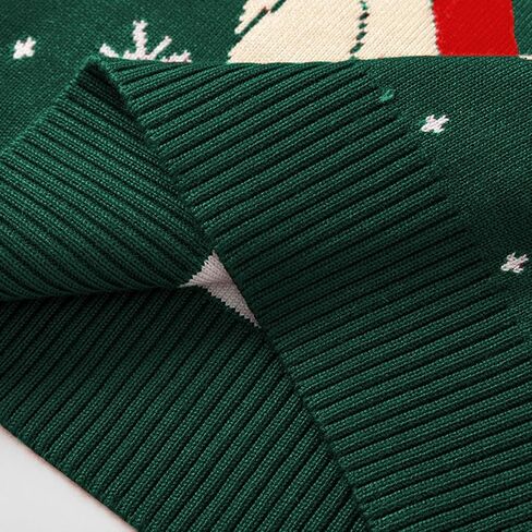 Toddler Boys Girls Christmas Sweater Ugly Xmas Knit Sweatshirt Kids Pullover Cotton Warm Tops 2-6 Years in Saudi Arabia