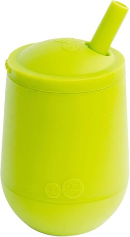 ezpz Tiny Cup (Blush/Mauve) - 4 months+ - 100% Silicone Training Cup | 100% Silicone Training Cup for Infants - Designed by a Pediatric Feeding Specialist - Baby-Led Weaning Essentials & Baby Gift in Saudi Arabia