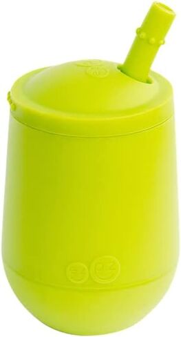 ezpz Tiny Cup (Blush/Mauve) - 4 months+ - 100% Silicone Training Cup | 100% Silicone Training Cup for Infants - Designed by a Pediatric Feeding Specialist - Baby-Led Weaning Essentials & Baby Gift in Saudi Arabia