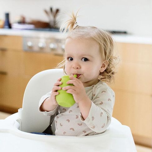ezpz Tiny Cup (Blush/Mauve) - 4 months+ - 100% Silicone Training Cup | 100% Silicone Training Cup for Infants - Designed by a Pediatric Feeding Specialist - Baby-Led Weaning Essentials & Baby Gift in Saudi Arabia