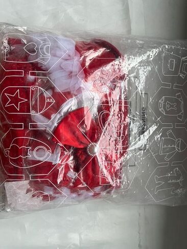 Kunyeah Baby Girls First Christmas Outfit Newborn Romper Tutu Dress Infant Sequin Xmas Skirt with Shoes Headband Leg Warmer in Saudi Arabia