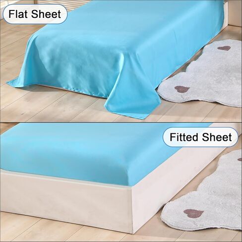 Wowelife Toddler Bedding Sets for Boys, Premium 4 Piece Dinosaur Toddler Comforter Set, Blue Bed-in-a-Bag, Super Soft and Comfortable for Toddler in Saudi Arabia