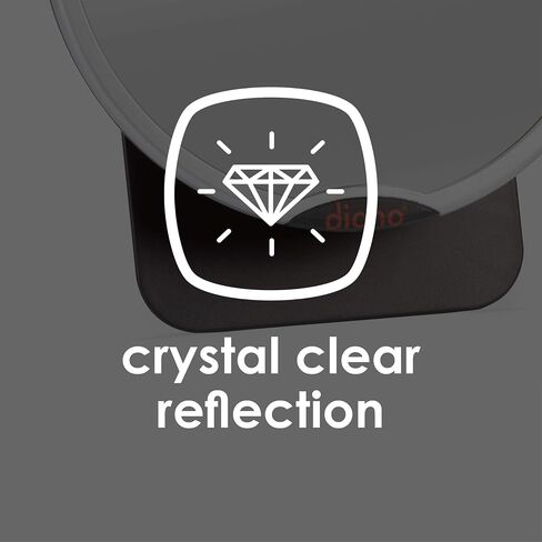 Diono Baby Car Mirror 2 Pack, Includes Safety Car Seat Mirror for Rear Facing Infant & See Me Too Rear View Baby Mirror Both Fully Adjustable with Wide Crystal Clear View, Shatterproof, Crash Tested in Saudi Arabia