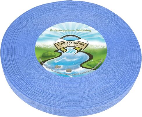 Country Brook Design 1" Webbing - 10/25/50 Yards - 30+ Colors - EDC 1 Inch Polypropylene Webbing for Climbing Outdoors Crafting DIY Gear Repair in Kuwait