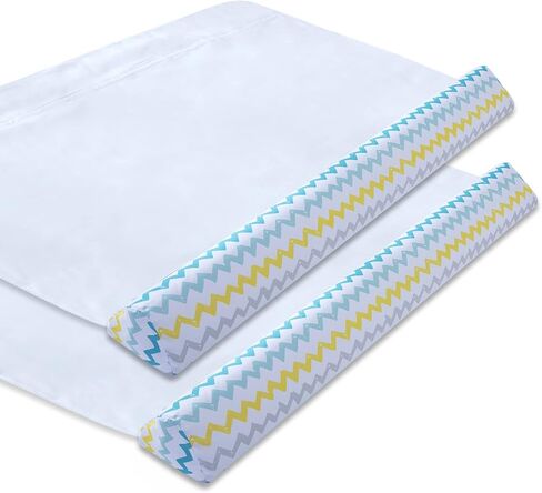 قضبان سرير قابلة للنفخ من ليتل جريب لاند للأطفال الصغار، عبوة من قطعتين، مصدات سرير للسفر، قضبان حماية للسرير قابلة للنفخ مع غطاء مانع للانزلاق للأطفال، طفل صغير في المنزل، الفندق، عربة سكن متنقلة، 50 بوصة in Kuwait