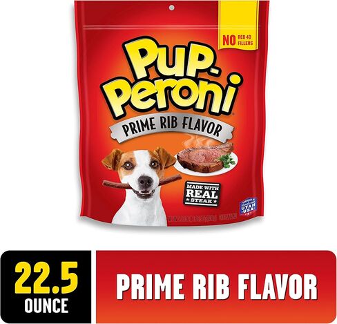 مكافآت الكلاب بنكهة الضلع الأصلية من Pup-Peroni، حقيبة 22.5 أونصة in Kuwait