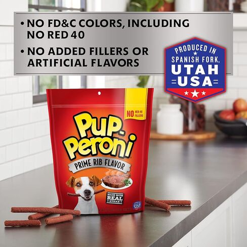 مكافآت الكلاب بنكهة الضلع الأصلية من Pup-Peroni، حقيبة 22.5 أونصة in Kuwait