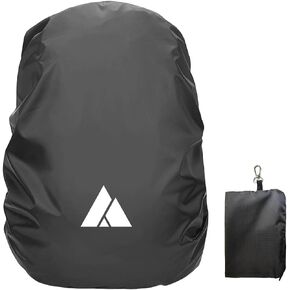 Waterproof Backpack Rain Cover (15-90L), Heavy-Duty Nylon Pack Cover with Upgraded Double Adjustable Closure System and a Carry Pouch for Hiking, Cycling. Durable and Lightweight. in Kuwait