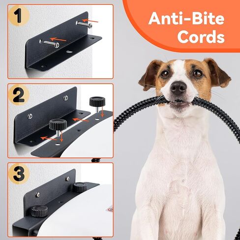 Dreyoo Dog House Heater with Thermostat, 200/400W Pet House Heater with 6FT Anti Chew Cord and Safe Overheat Protection, Digital Display Pet House Heater for Dogs Chicken Coops Rabbits Cages Cats in Kuwait