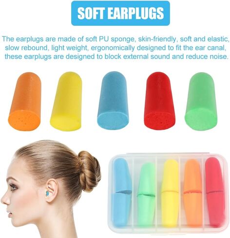 قناع عين النوم قناع تبريد مريح مقعر ثلاثي الأبعاد مع 5 أزواج من سدادات الأذن غطاء ظلال النوم للعين كتل الضوء تقلل العيون المنتفخة in Kuwait