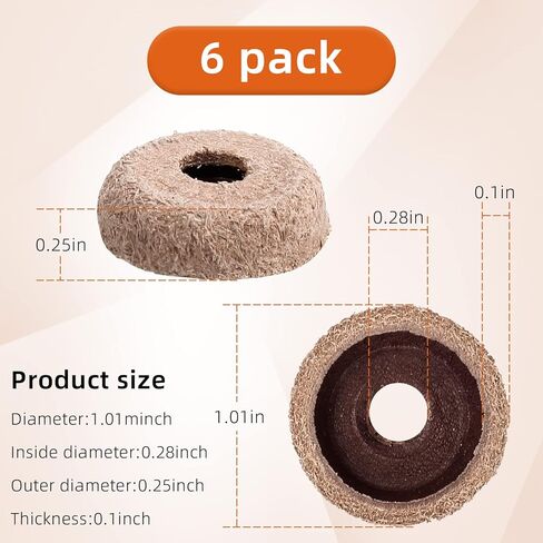 بديل بوكين لفانوس كولمان وكأس مضخة الموقد من الجلد الحقيقي، مجموعة مكونة من 6 قطع in Kuwait