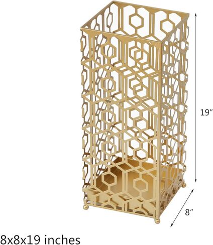 منظم حامل حامل حامل معدني من Adeco مع أداة دخول للسيارات وعصي المشي, Square in Kuwait