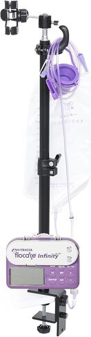 Fewener Feeding Tube Stand, Hands-Free Feeding Tube Holder Enteral Feeding Telescopic Pole, Feeding Pump Rack for Gravity Syringes Feeding Pump Feeding or Infusions in Kuwait