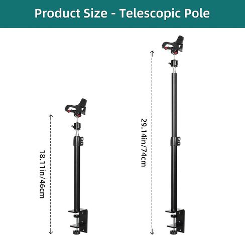 Fewener Feeding Tube Stand, Hands-Free Feeding Tube Holder Enteral Feeding Telescopic Pole, Feeding Pump Rack for Gravity Syringes Feeding Pump Feeding or Infusions in Kuwait