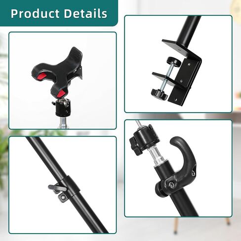 Fewener Feeding Tube Stand, Hands-Free Feeding Tube Holder Enteral Feeding Telescopic Pole, Feeding Pump Rack for Gravity Syringes Feeding Pump Feeding or Infusions in Kuwait