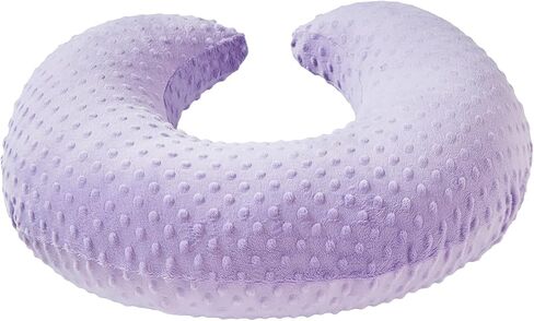 Dots Nursing Pillow Cover, Plush Breastfeeding Pillow Case | Slipcover Fits Nursing Pillow, Breathable Super Soft Snug Positioners for Baby Boy Baby Girl (Light Pink) in Saudi Arabia