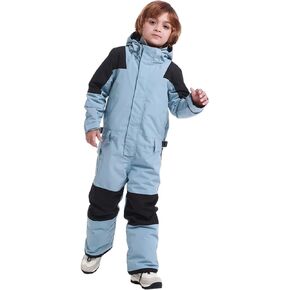 GSOU SNOW Ski Suit Kids Snowsuit One Piece Boys Girls Snowboard Suit Ski Jumpsuits Coveralls Waterproof Windproof
