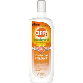 OFF! Family Care Mosquito & Tick Repellent Spritz, Bug Spray Containing 7% DEET, Unscented with Aloe Vera, 9 Oz in Kuwait