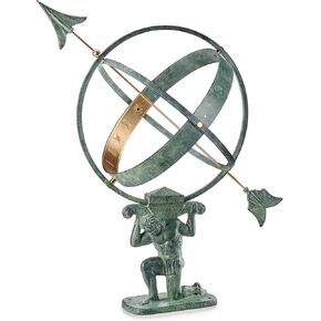 Good Directions SD100V1 28" Verdigris Atlas Armillary Sundial, Vertigris
