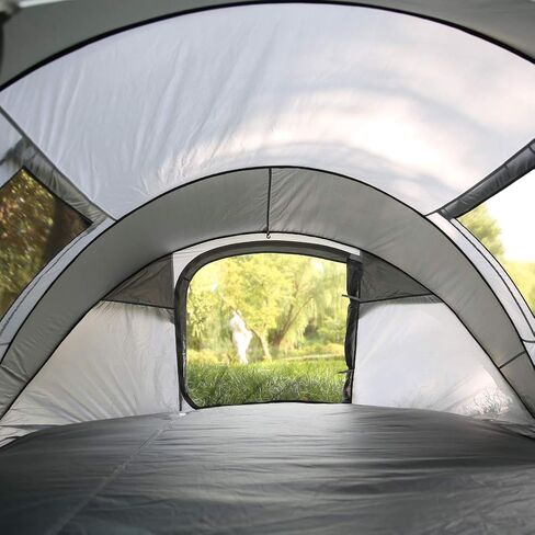 EchoSmile Instant Pop Up Camping Tent, 2/4/6 Person Easy Setup Tent | Water Resistant Dome·Portable with Carry Bag·Fiberglass Frame·Picnic·Camping·Hiking·Fishing in Kuwait