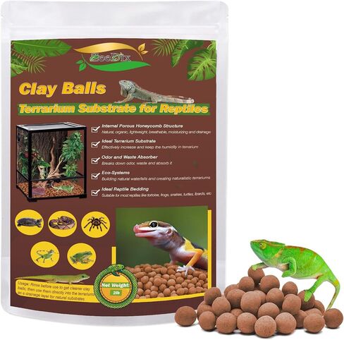 ZeeDix 2 LBS Leca Clay Balls for Reptile & Terrarium Substrate in Kuwait