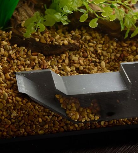 Chatelet Aquarium Underground Tunnel | Fish & Shrimp Hideout for Aquariums | Unique Underground Viewing Tunnel | Made in USA (Corner Tunnel, Black) in Kuwait