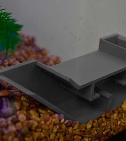 Chatelet Aquarium Underground Tunnel | Fish & Shrimp Hideout for Aquariums | Unique Underground Viewing Tunnel | Made in USA (Corner Tunnel, Black) in Kuwait