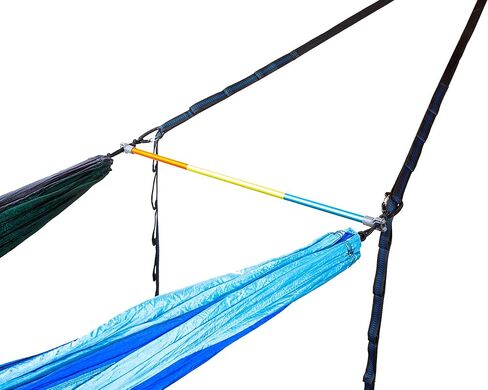 ENO Fuse Tandem Hammock System Colour Retro Tri Lightwieght Fuse Spreader Bars, Two Hammocks Side by Side Dac Grren Anodised Aluminium Alloy Eliminates Enviro Damage Weight 277 g in Saudi Arabia