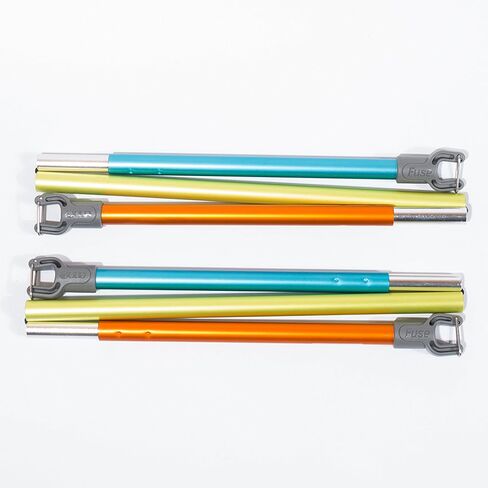 ENO Fuse Tandem Hammock System Colour Retro Tri Lightwieght Fuse Spreader Bars, Two Hammocks Side by Side Dac Grren Anodised Aluminium Alloy Eliminates Enviro Damage Weight 277 g in Saudi Arabia