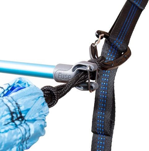 ENO Fuse Tandem Hammock System Colour Retro Tri Lightwieght Fuse Spreader Bars, Two Hammocks Side by Side Dac Grren Anodised Aluminium Alloy Eliminates Enviro Damage Weight 277 g in Saudi Arabia