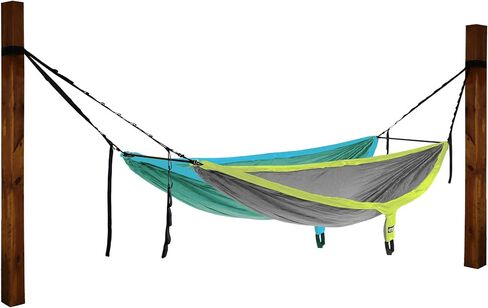 ENO Fuse Tandem Hammock System Colour Retro Tri Lightwieght Fuse Spreader Bars, Two Hammocks Side by Side Dac Grren Anodised Aluminium Alloy Eliminates Enviro Damage Weight 277 g in Saudi Arabia