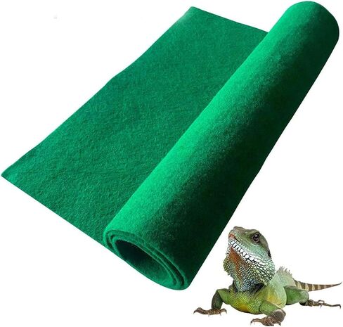 Hamiledyi Reptile Carpet,Terrarium Liner,Lizard Cage Liner,Tortoises Heat Mat,Chameleon Bedding,Iguana Substrate,Reptile Mat for Bearded Dragon,Turtles,Snake by BLSMU (39.4" x 19.7") in Saudi Arabia