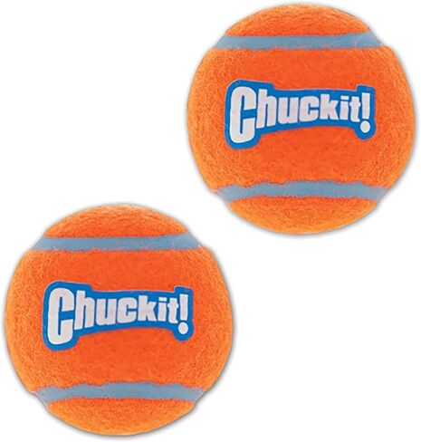 Chuckit! Dog Tennis Ball Toy, Large 3in, 2 Pack, for 60-100lbs Dogs in Kuwait