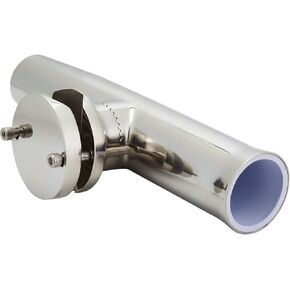 Huang-made Marine Boat Stainless Steel Rail Mount Rod Holder, Tournament Style Clamp on Fishing Rod Holder for Rails 1-1/4" to 2" in Kuwait