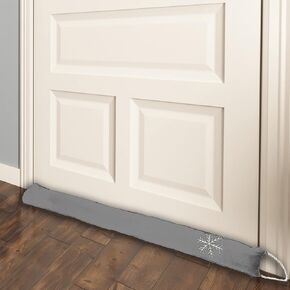 Simply Genius Cold Weather Door Draft Stopper - 36 Inch Door Snake Draft Stopper - Wind Blocker for Door Bottom and Window Sill (Brown)