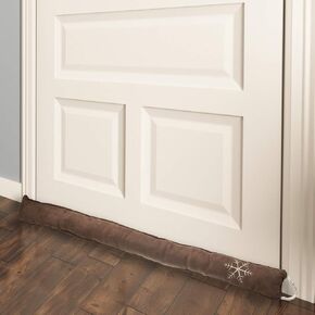 Simply Genius Cold Weather Door Draft Stopper - 36 Inch Door Snake Draft Stopper - Wind Blocker for Door Bottom and Window Sill (Brown) in Saudi Arabia