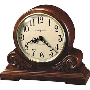 Howard Miller Lewisville Mantel Clock II 549-728 – Americana Cherry with Quartz, Dual-Chime Movement