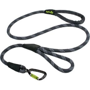 Rope Dog Leash 5ft Long, Two Traffic Handles, Heavy Duty, Reflective Double Handles Lead for Safety and Control Training, Leashes for Large Dogs or Medium Dogs, Dual Handles Leads (Blue)
