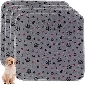 Washable Pee Pads for Dogs,2 Pack Extra Large 48"x48" Super Absorbent Reusable Puppy Pads,Non-Slip 100% Waterproof Dog Pee Pads,Pet Training Pads for Couch, Crate,Potty Training,Floor