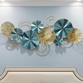 ديكور حائط معدني ثلاثي الابعاد من جابشي، منحوتات جدارية مبتكرة مصنوعة يدويا لغرفة المعيشة والشرفة وغرفة النوم، ديكور فني حديث 46.5 × 22.8 انش in Kuwait