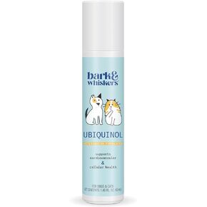 Bark & Whiskers Ubiquinol Liquid Pump for Dogs & Cats, 1.45 Fl. Oz. (43 mL), Supports Healthy Immune Function, Veterinarian Formulated, Non-GMO, Dr. Mercola in Saudi Arabia