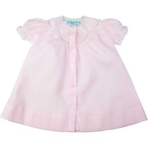 Feltman Brothers Infant Girl's Daygown with Embroidered Yoke, Pink (NB) in Saudi Arabia
