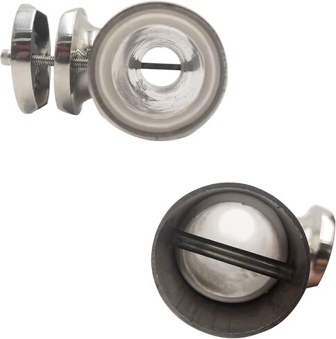 مشبك على قضيب الصيد من الفولاذ المقاوم للصدأ للقارب البحري من هوانج - مصنوع من الفولاذ المقاوم للصدأ على قضيب الصيد للقضبان 1-1/4 بوصة إلى 2 in Kuwait